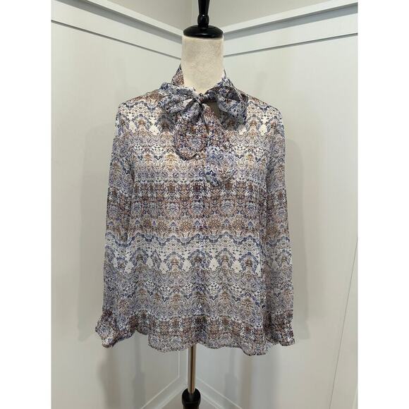 L’Agence Silk Neck Tie Blouse - Picture 3 of 8